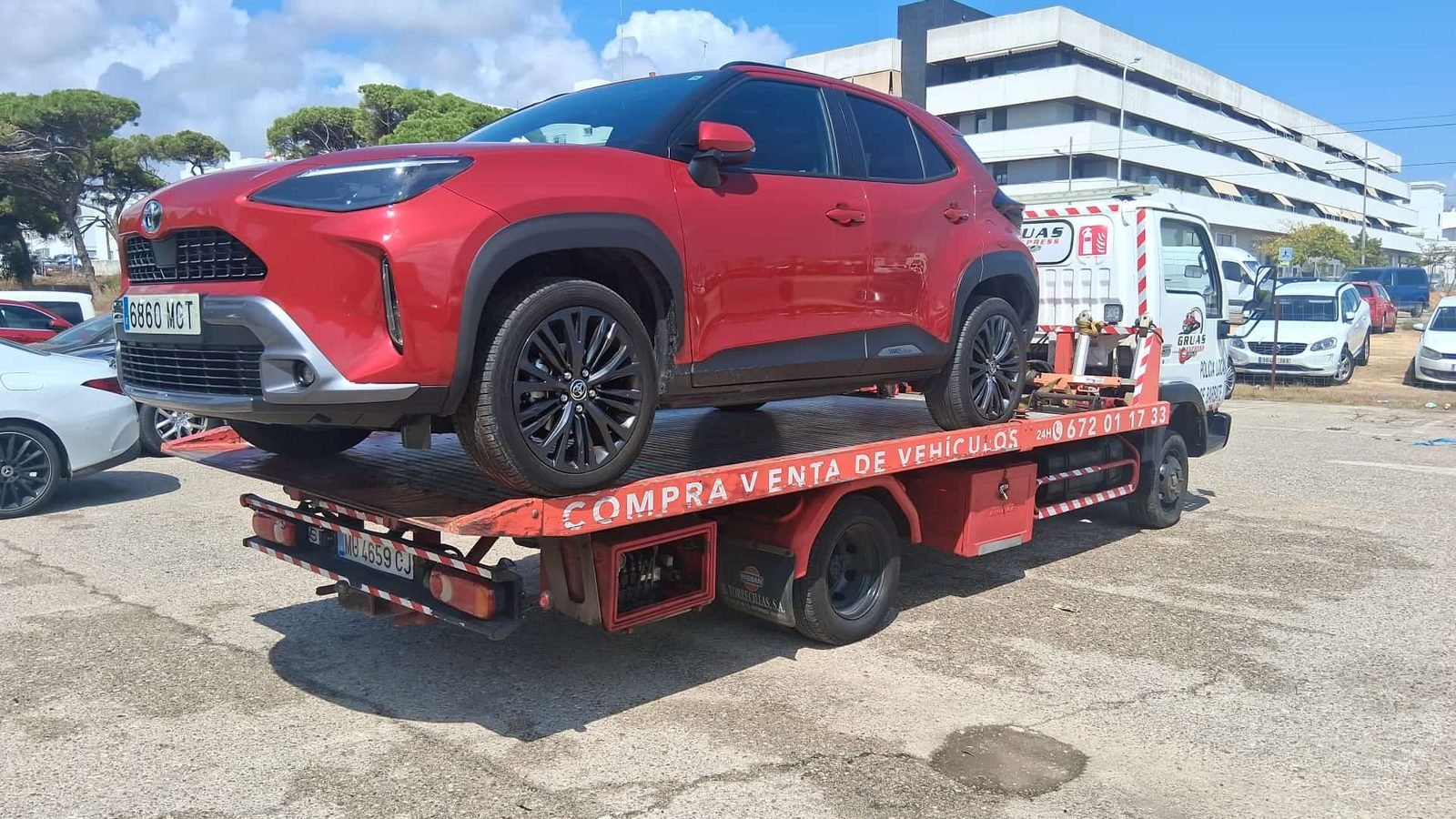 Traslado de vehículo a taller